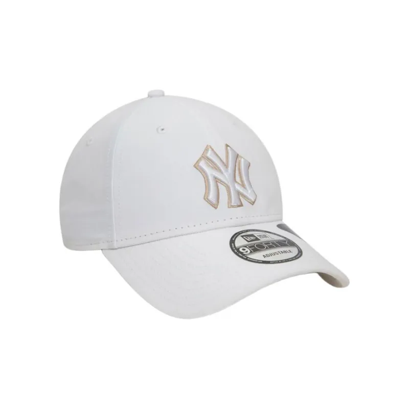 New Era Recycled Polyester Baseball Caps Unisex White-1