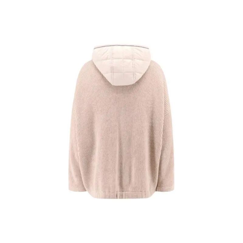 Brunello Cucinelli Hooded Knitted Jacket-1