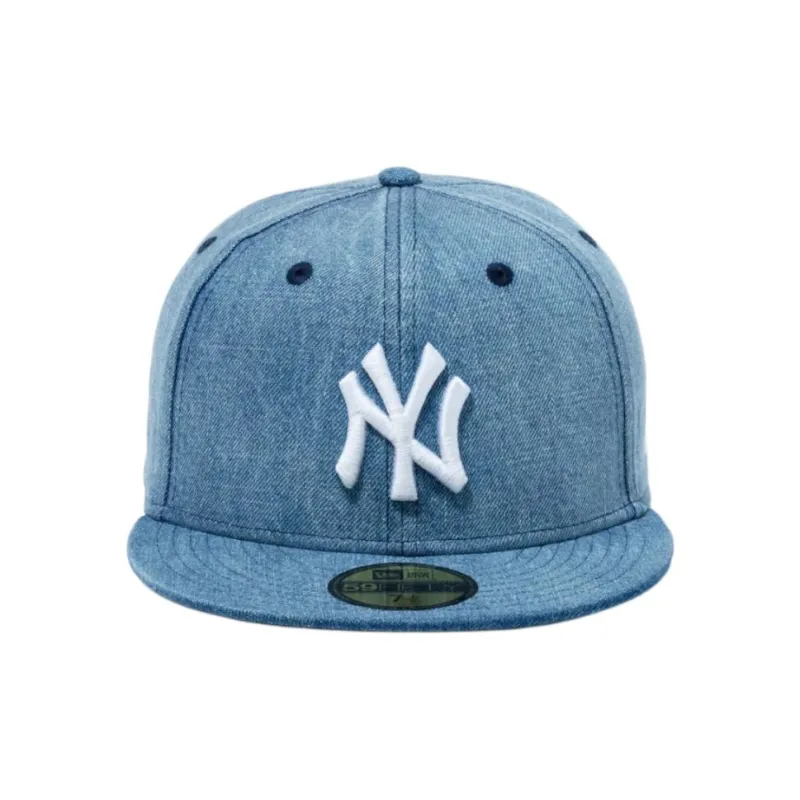 New Era Denim Baseball Caps Unisex Blue-1