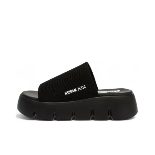 STEVE MADDEN Slide Slippers Women's Black
