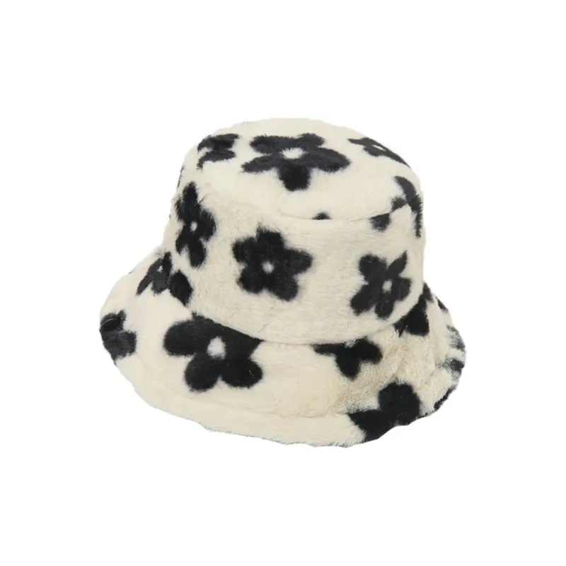 JONNY MOORE Faux Rabbit Fur Bucket Hats Unisex-6