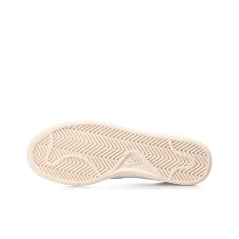 Nike Court Royale Lightweight Coverage Low-Top Skateboard Shoes Women's White Orange-2