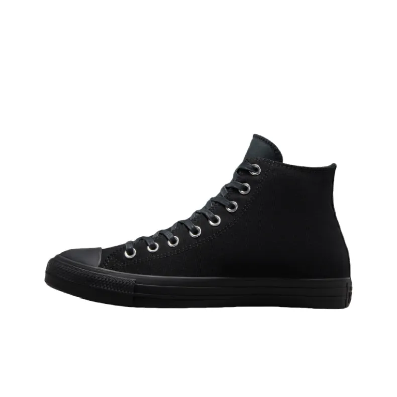 Converse Anti Slip Wear Resistant High Top Canvas Shoes Men's Black-0