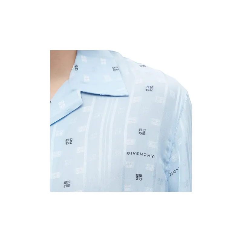 Givenchy Boxy Fit Shirt With Hawaiian Collar-5