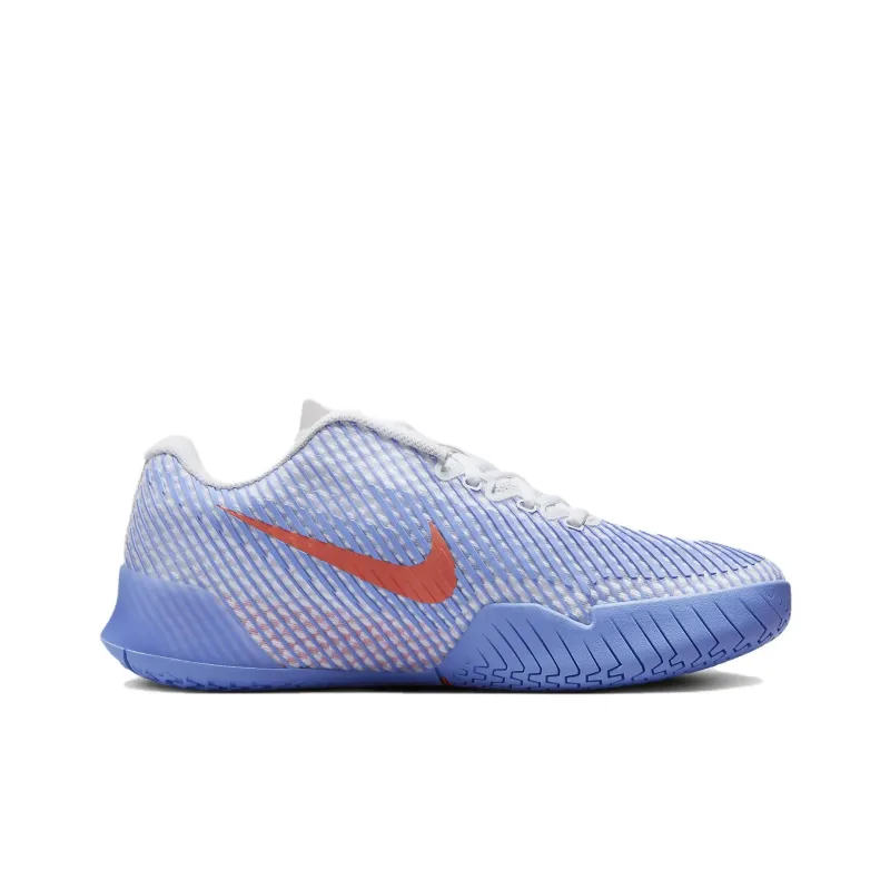 Nike Air Zoom Vapor 11 Wear Resistant Low Top Tennis Shoes Women's Blue-1
