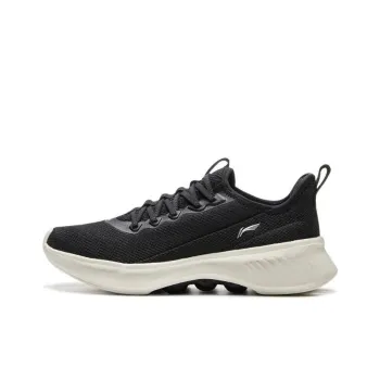 LiNing Anti Slip And Wear Resistant Breathable Low Top Casual Shoes Women's Black