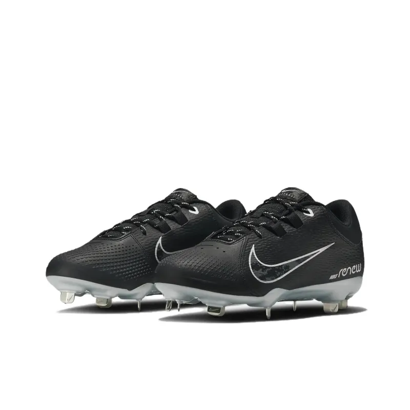 Nike Hyperdiamond 4 Pro Black Pure Platinum Iron Grey Women's-2