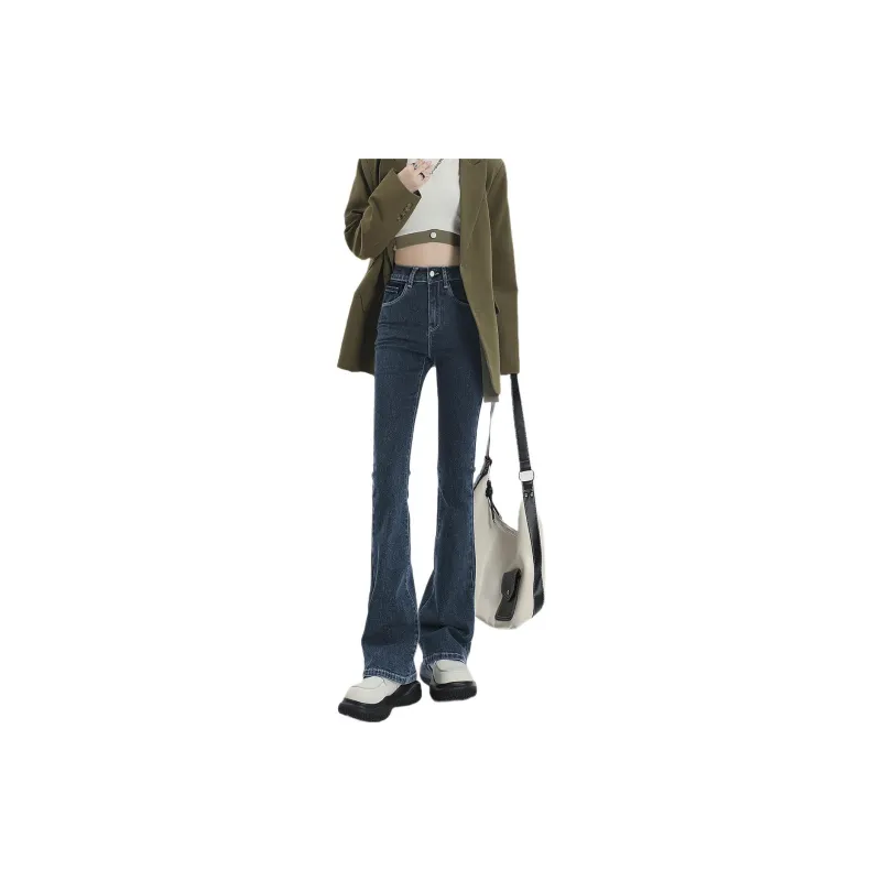 Weixi Jeans Women's Blue Gray-3
