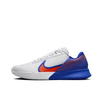 Nike Air Zoom Vapor Pro 2 Anti Slip Wear Resistant Low Top Tennis Shoes Men's White Blue