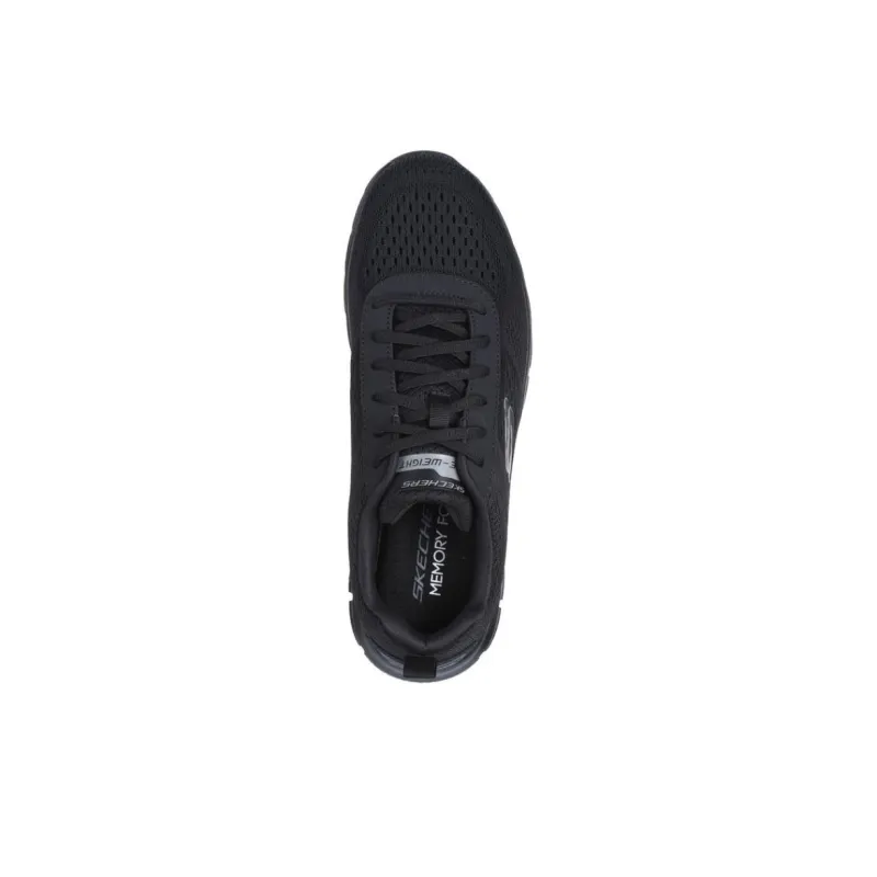 Skechers Skechers Track Anti Slip Wear Resistant Low Top Casual Shoes Men's Black-3