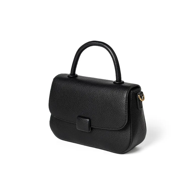 OMI Synthetic Leather Handbag Regular Women's Black/Tan/Pink/Ecru-1