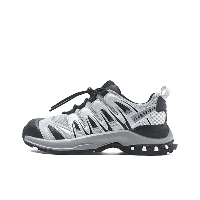 JEEP SPIRIT Outdoor Trail Running Hiking / Trekking Shoes Unisex Low Top Beige Gray/Black Gray/Light Green/Light Coffee-6