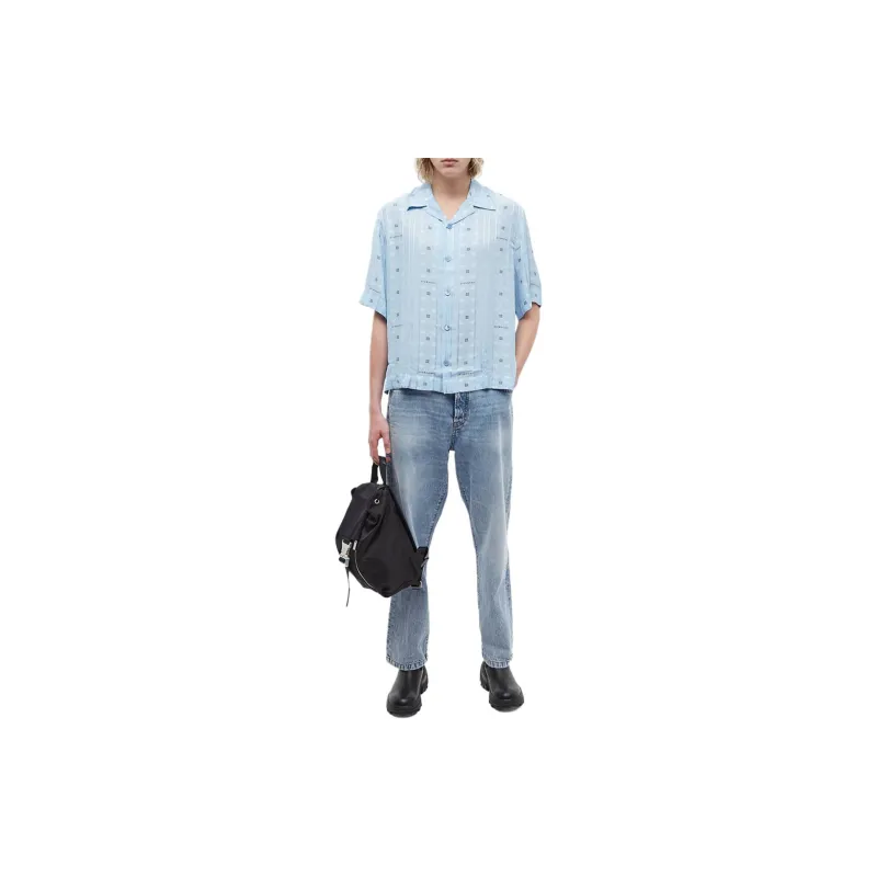 Givenchy Boxy Fit Shirt With Hawaiian Collar-2