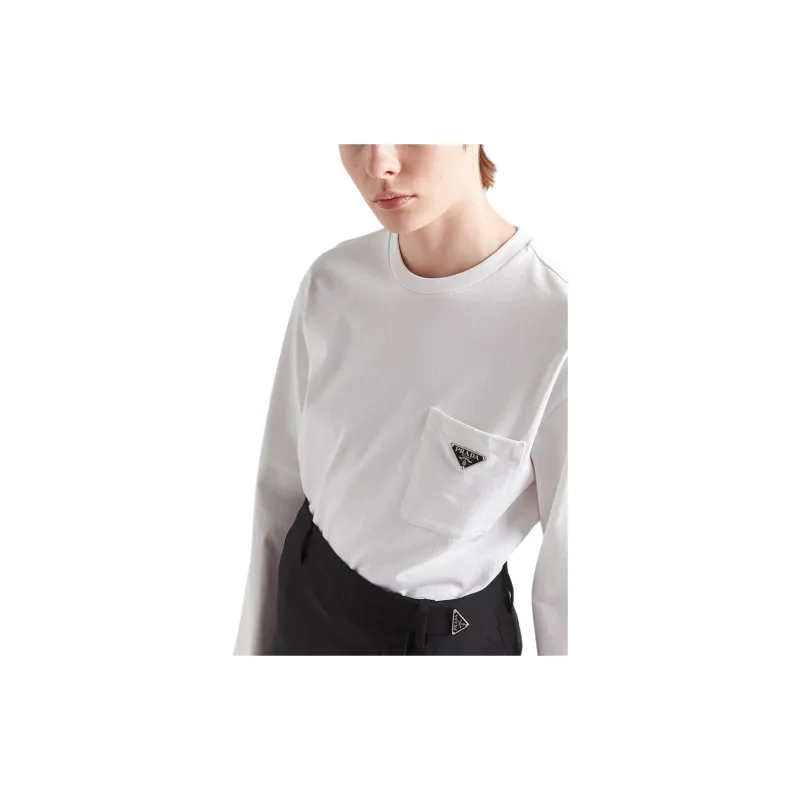 PRADA T Shirts Women's White-4