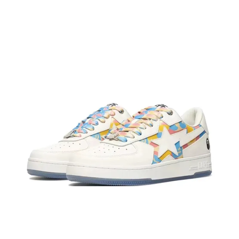 A BATHING APE STA Low Top Skateboard Shoes Unisex City Limited-11