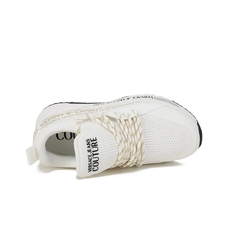VERSACE JEANS COUTURE Low Top Casual Shoes Women's White-3