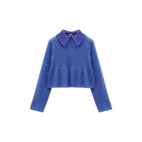 LOEWE Polo Sweater 'Blue'