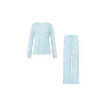 SILKY MIRACLE Pajama Set Women's Light Blue
