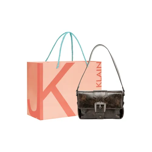 JANE KLAIN Synthetic Leather Shoulder Bag Women's Coffee