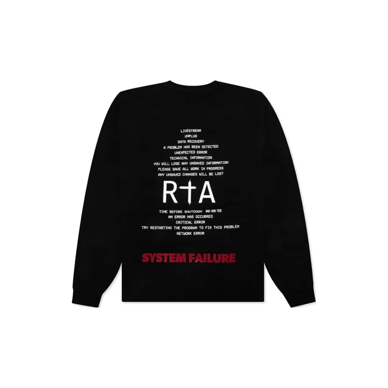Rta Sweatshirts Unisex Black-1