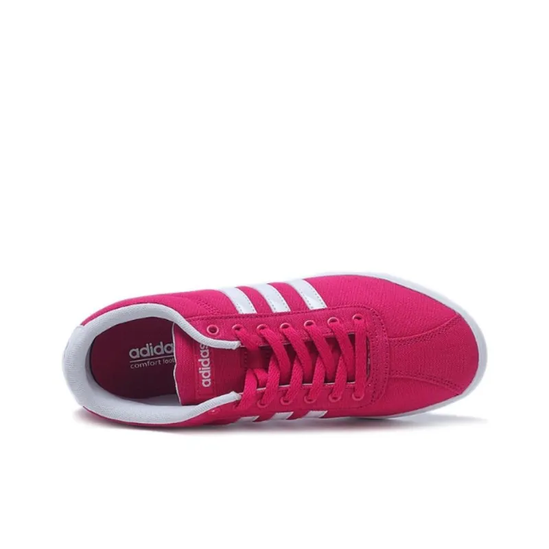 Adidas Courtset Anti-Slip Wear-Resistant Low-Top Skateboard Shoes Women's Pink-3
