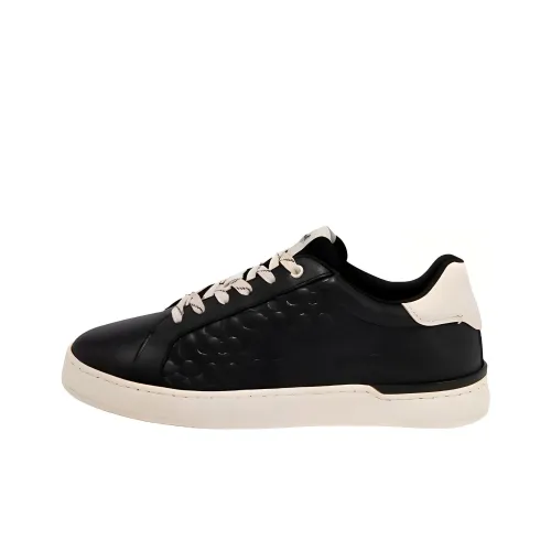 COACH Low Top Skateboard Shoes Men's Black