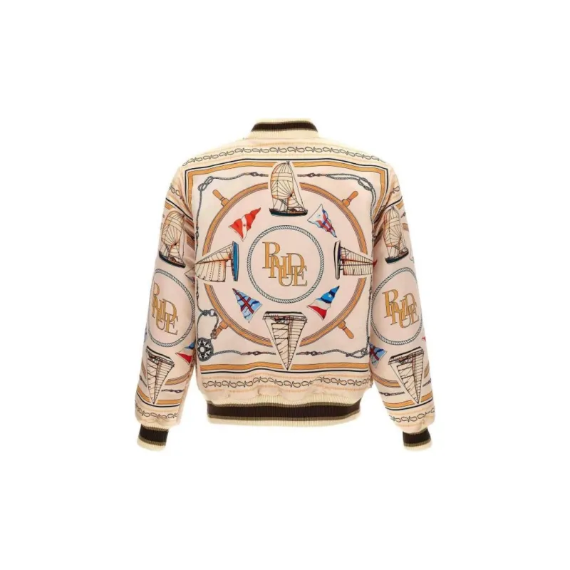 RHUDE X Nautica Satin Bomber Jacket-1