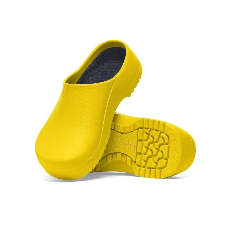 Birkenstock Closed Toe Slippers Unisex Yellow-4
