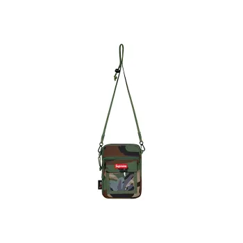 Supreme Nylon Crossbody Bag Regular Unisex Green Camouflage