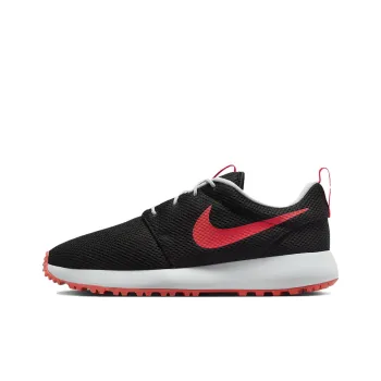 Nike Roshe G Anti Slip Wear Resistant Low Top Golf Shoes Unisex Black Red