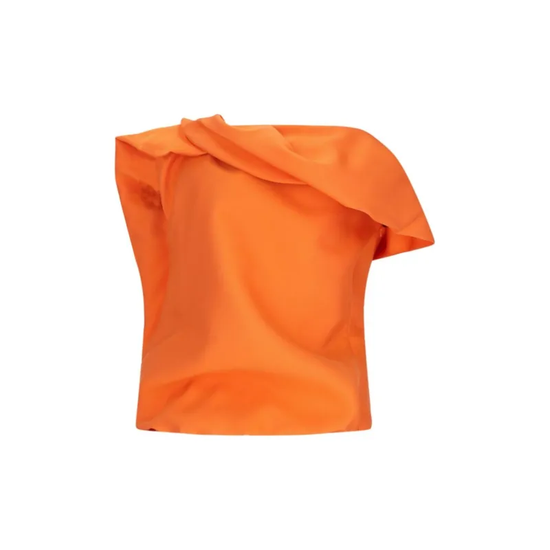 DRIES VAN NOTEN Draped Sleeveless Top-1
