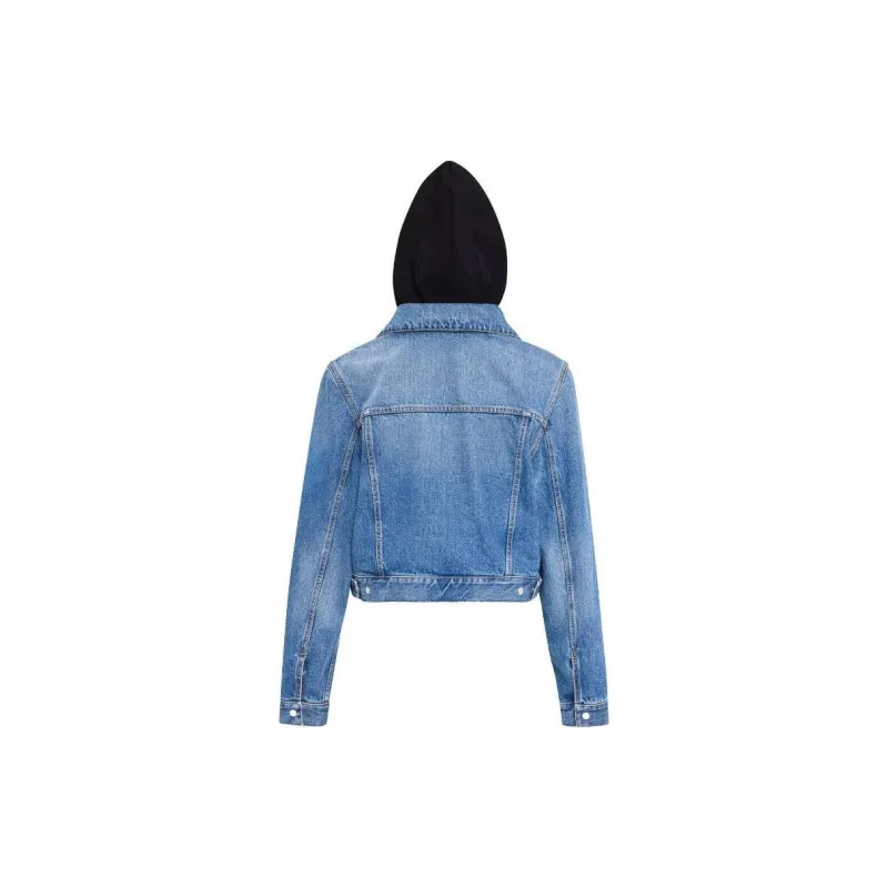 Alaia Buttoned Long Sleeved Denim Jacket-1