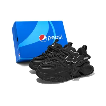 Pepsi Jelly Color Series Cushioned Slip-Resistant Abrasion-Resistant Low-Top Chunky Sneakers Unisex Exclusive Box