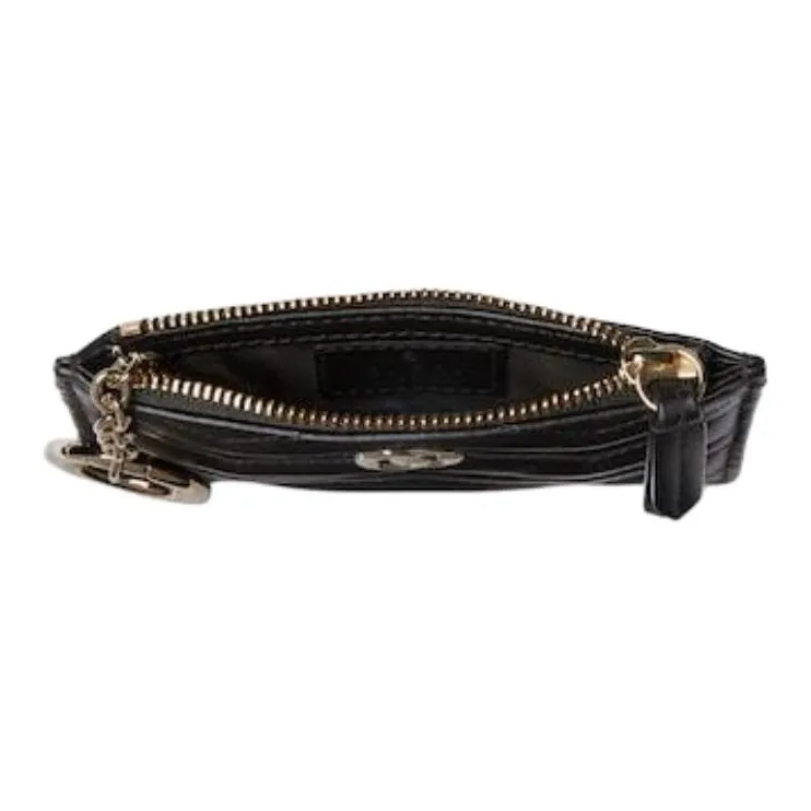 GUCCI Leather Key Pouch Women's Black-4