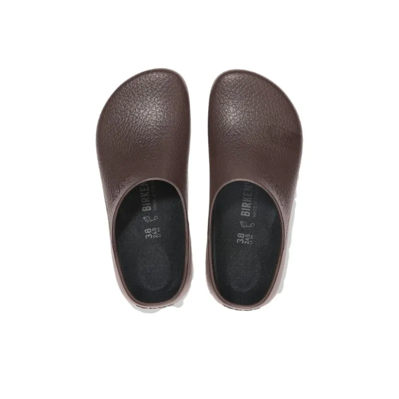 Birkenstock Slip Resistant Closed Toe Slippers Unisex Brown-3