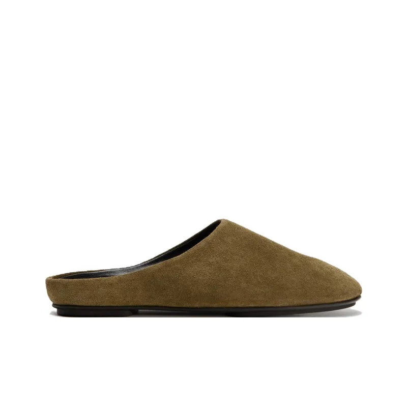 ZARA Wrap-toe Slippers Women's Khaki Green-1