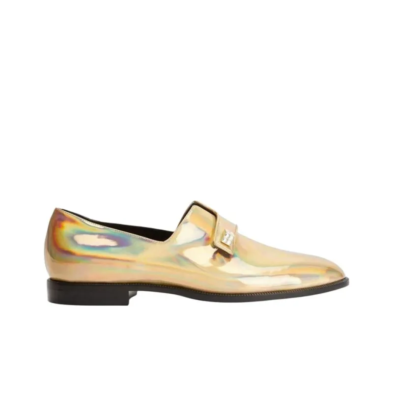 giuseppe zanotti Marty Iridescent-leather Loafers-1