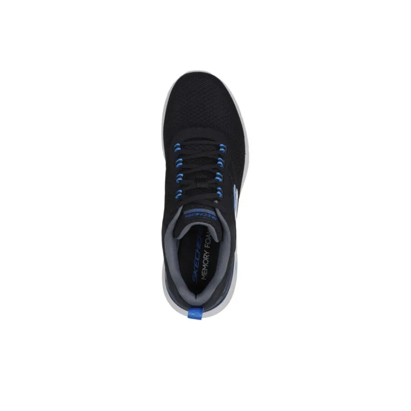 Skechers Skech Air Dynamight Anti Slip Wear Resistant Low Top Casual Shoes Men's Black Blue-3