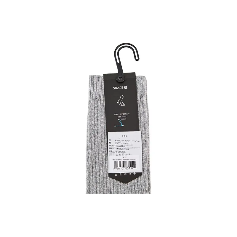 Stance Mid Calf Socks Men's 1 Pack Gray-6