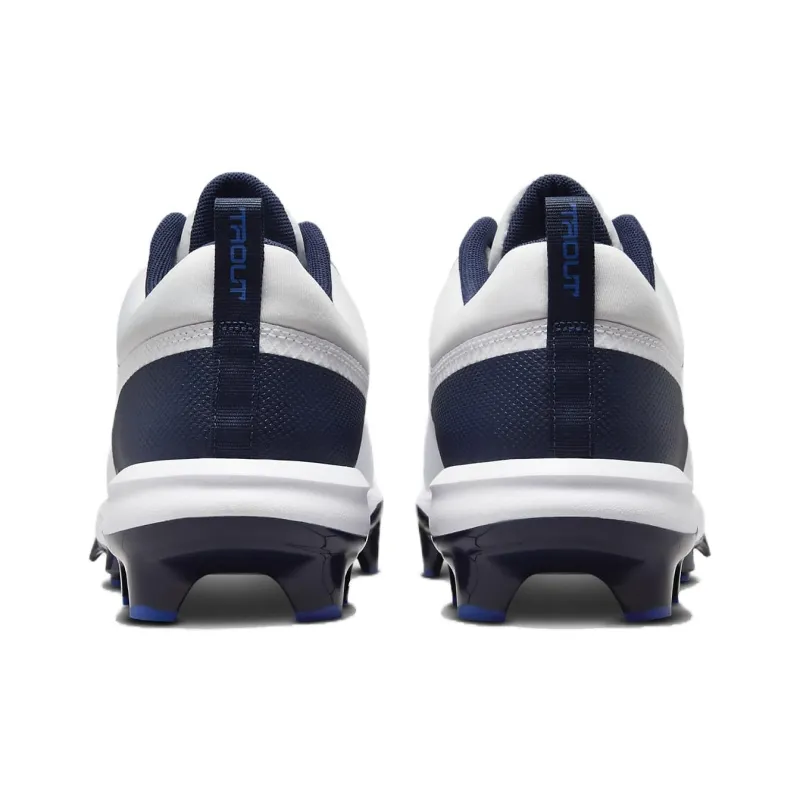 Nike Force Trout 9 Pro Mcs White Hyper Royal Midnight Navy-4
