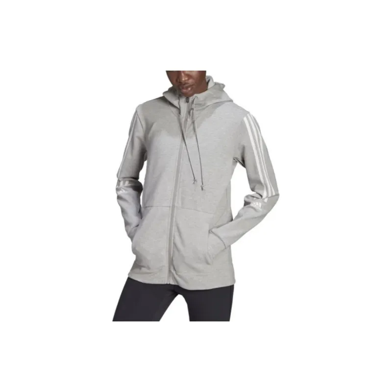 Adidas AEROREADY Jacket Women's Gray-1
