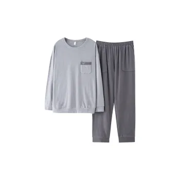 UAVAE Pajama Set Men's Dark Gray