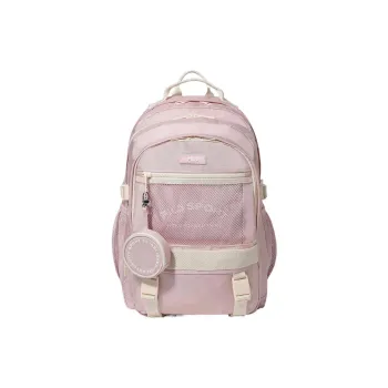 FILA Polyester Backpack Regular Unisex Light Pink