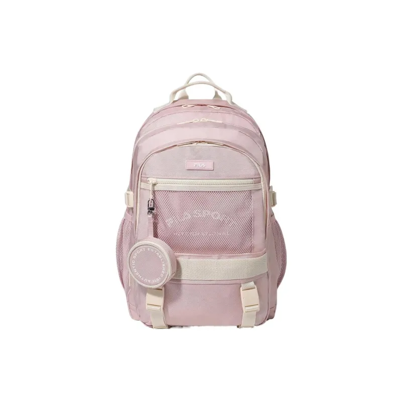 FILA Polyester Backpack Regular Unisex Light Pink-0