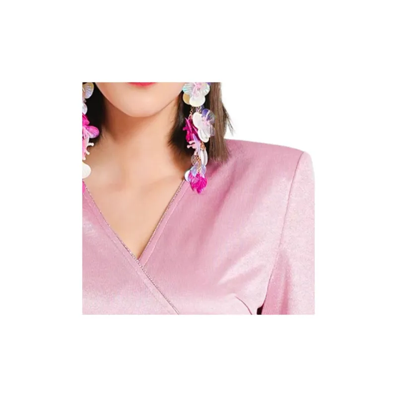 BESIONIA T Shirts Women's Pink-5