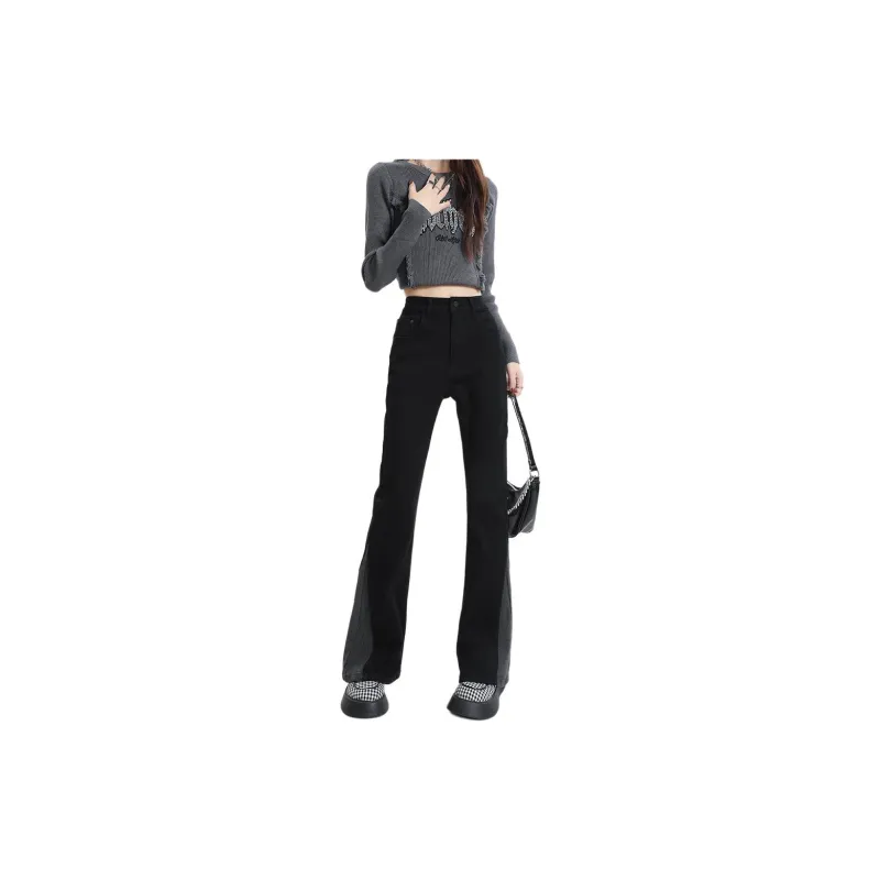 Concubine Zhu Jeans Women's Black-4