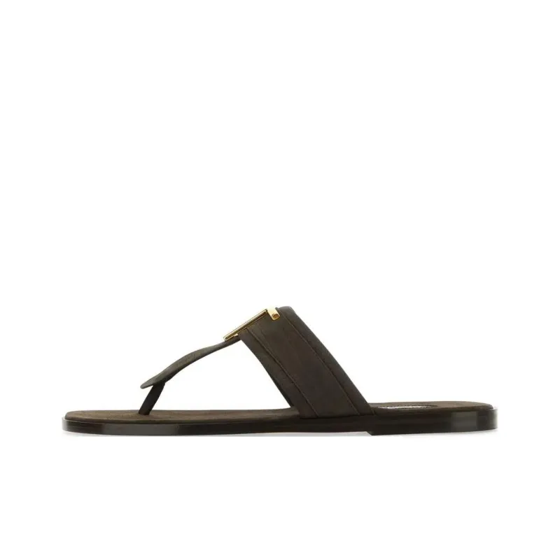 TOM FORD Flip Flops Men's Brown-0