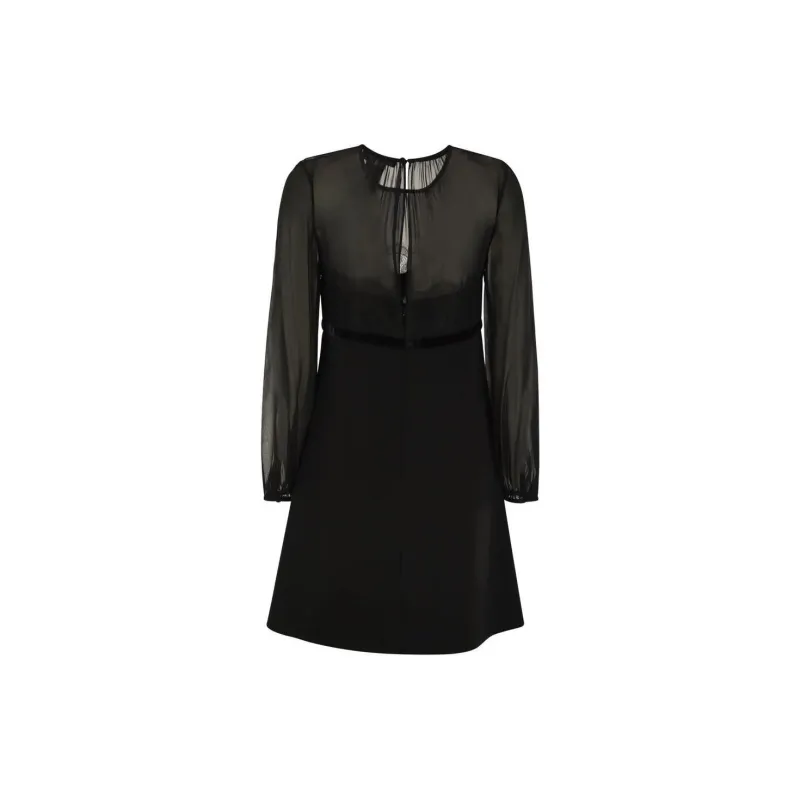 MaxMara Studio Crewneck Long Sleeved Dress-1