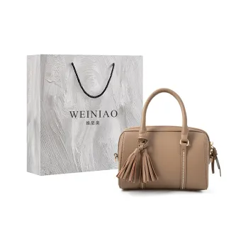 Vigno Synthetic Leather Handbag One Shoulder Crossbody Regular Women's Khaki/Brown/Black