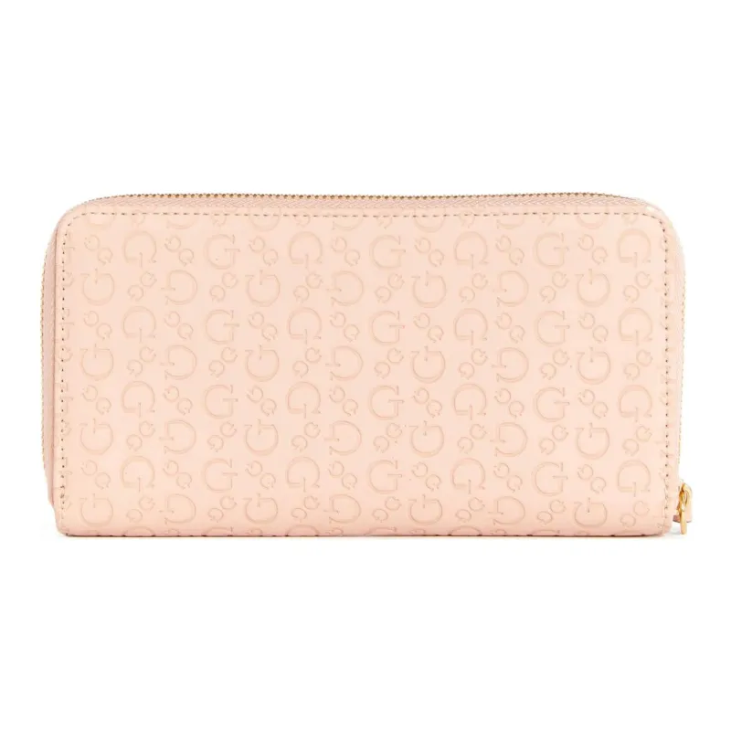GUESS Artificial Leather Wallet Medium Size Women's Pink-1